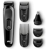 Braun MGK3020 Men's Beard Trimmer for Hair / Head Trimming, Grooming Kit with 4 Combs, 13 Length Settings for Ultimate Precision