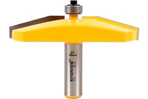 YONICO Raised Panel Cabinet Door Router Bits 3-1/2-Inch Diameter Bevel 1/2-Inch Shank 12151