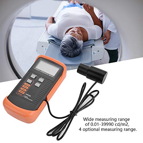 Screen Luminance Meter, Screen Brightness Meter Portable Luminance Meter with Mini Light Detector 0.01-39990 cd/m
