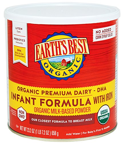 Earth's Best Organic, Infant Formula with Iron, 23.2 Ounce