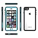 CellEver iPhone 6 / 6s Waterproof Case Shockproof IP68 Certified SandProof Snowproof Full Body Protective Clear Transparent Cover Fits Apple iPhone 6 and iPhone 6s (4.7 Inch) KZ Sky Blue