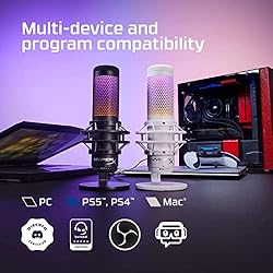HyperX QuadCast S – RGB USB Condenser Microphone
