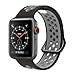 YC YANCH Greatou for Apple Watch Band 38mm 42mm,Soft Silicone Sport Band Replacement Wrist Strap for iWatch Apple Watch Series 3, Series 2, Series 1,Nike+,Sport,Edition,S/M M/L Size