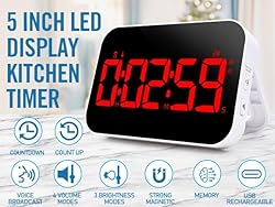 KMMKGG LED Timer （1.5" Number） with Voice