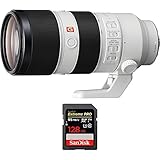 Sony FE 70-200mm F2.8GM OSS E-Mount Lens (SEL70200GM) With Sandisk
Extreme PRO SDXC 128GB UHS-1 Memory Card
