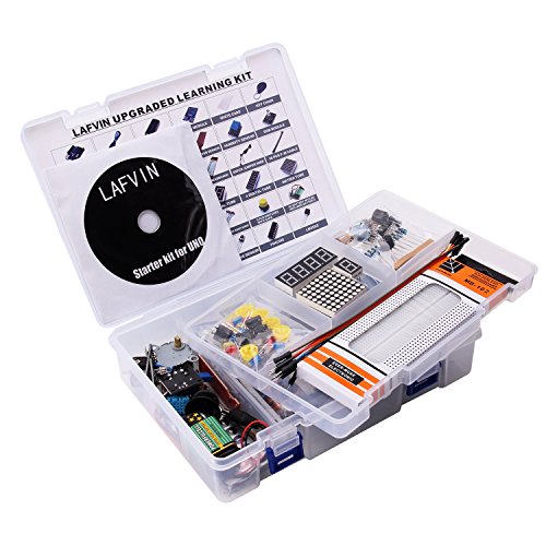 LAFVIN UNO Project Super Starter Kit Included UNO R3,LCD1602 IIC with Tutorial for Arduino