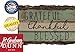 Grateful Thankful Blessed Rustic Bark Look Wood Sign Magnet