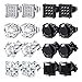 JOERICA 8 Pairs Stud Earrings for Women Men 316L Stainless Steel Hypoallergenic, Piercing Plugs Design, CZ Inlaid, Stylish & Comfortable Jewelry, Perfect for Sensitive Ears, Everyday Wear 3-8mm