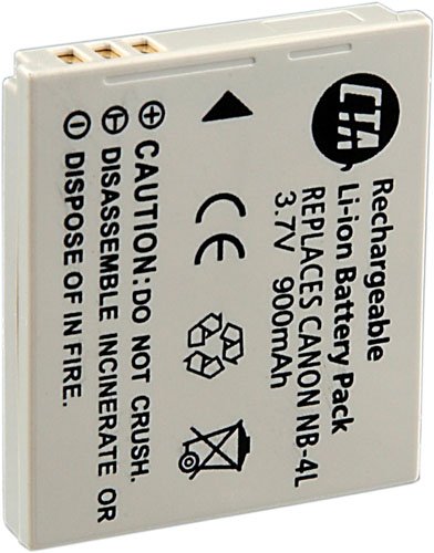 CTA Digital DB-NB4L Replacement Battery for Canon Digital Cameras