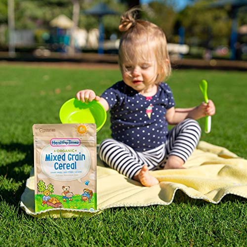 Healthy Times Organic Whole Grain Mixed Grain Cereal for Baby, 5 Ounce
