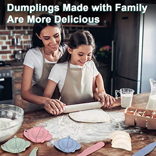 Simptech Dumpling Maker 4 Packs Set, Empanada Press/Ravioli Maker Cutter/Dumpling Mold, Environmentally Friendly Degradable Materials, Kitchen Accessories(8cm/3.15" Size) - Thumbnail 4