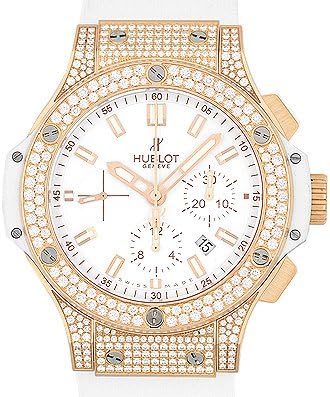 Amazon ウブロ ビッグバン ベゼル ラグダイヤ Pg ラバー 白 ホワイト 44mm 301 Pe 2180 Rw 1704 中古 メンズ 腕時計 腕時計 通販