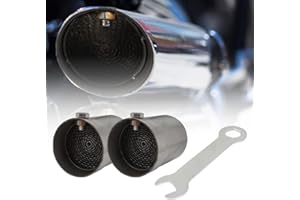 CHANGCHENG 2 Pcs Exhaust Baffle Silencer DB Killer Muffler Fit for inch Motorcycle Pipe-C