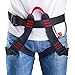 Climbing Harness, Oumers Safe Seat Belts For Mountaineering Outward Band Fire Rescue Working on the Higher Level Caving Rock Climbing Rappelling Equip, Women Man Child Half Body Guide Harness