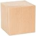 DIY Wooden Cubes 3-inch, Pack of 2 Large Wooden Blocks, Unfinished Wood Blocks for Crafts, STEM, Dice, and Building Blocks for Stacking, by Woodpeckers