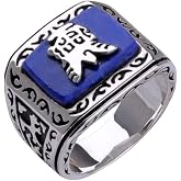 PRINCESS CUTENESS STORE Jeremy Gilbert Vampire Blue Stone Resurrection Ring
