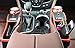 niceEshop(TM) Console Side Pocket, Leather Car Seat Gap Catcher with Coin Organizer and Cup Holder, Black and Red, 1Pcs, Left