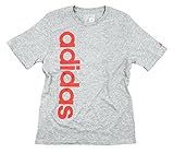 Adidas Youth Big Boys Short Sleeve Linear Adi Logo Tee