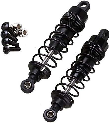 Yiguo 2pcs Aluminium K949-010 Front Shock Absorbers for RC 1:10 WL-K949 Off Road Car Black