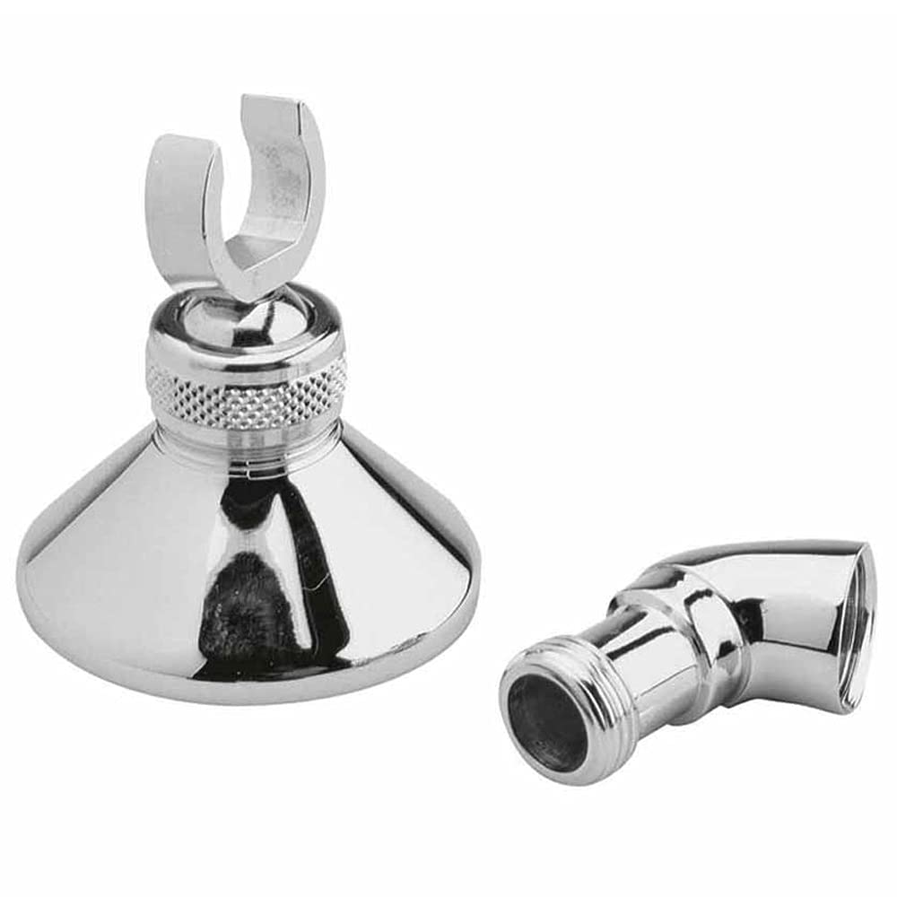 Nuie A310A Wall Bracket & Elbow Accessory, Silver