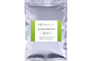 CHEMGAIN Alpha Arbutin Powder - 25 g (0.88 oz) - Ultra Pure - CAS 84380-01-8