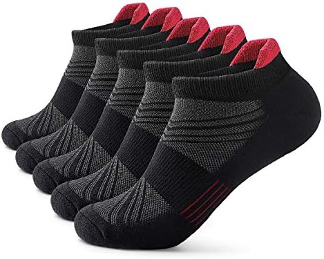 Mens Ankle Athletic Socks Men's Running Sports 3/5/7 pairs Socks Comfort Cushioned Running Tab Socks