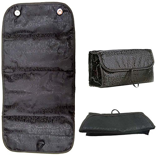 Toiletry Travel Bag Case Roll up Organizer Cosmetics, Jewelry