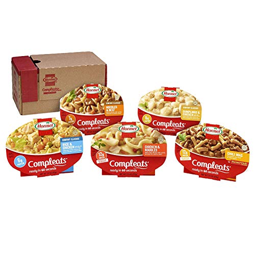 Hormel Compleats - Portion Control Variety Pack - Microwave Meals - No Refrigeration Needed