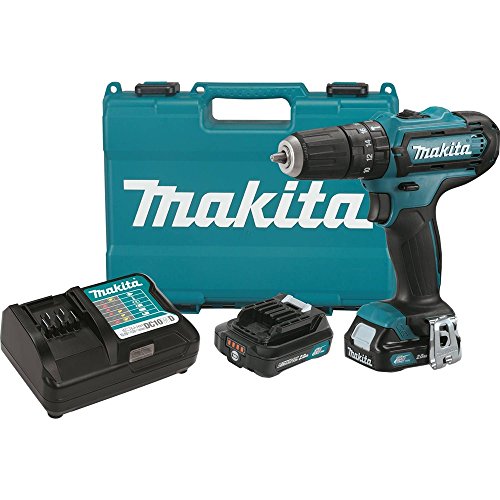 Makita PH04R1 12V Max CXT Lithium-Ion Cordless Hammer Driver-Drill Kit, 3/8"