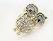 Change 3D Rhinestone Cute Owl Earring