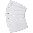 20 PM 2.5 Face Mask Filters with Activated Charcoal - PM2.5 Facemask Filters with Activated Carbon - 5 Layers - for Use with Washable Face Masks