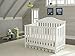 Graco Harbor Lights Convertible Crib, White, Easily Converts to Toddler Bed Day Bed or Full Bed, Three Position Adjustable Height Mattress (Mattress Not Included)