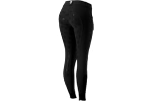 Equinavia Astrid Womens Silicone Full Seat Breeches | Mid Rise Riding Pants with Phone Pockets