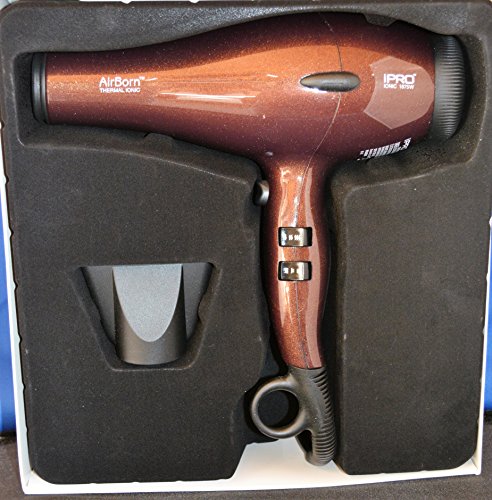iPro AirBorn Professional Tourmaline Thermal Ionic Hair Dryer