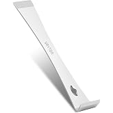 VRYTOR 3-In-1 Pry Bar, 10IN Crowbar for Prying, Scraping, Lifting, Pulling | Premium Stainless Steel Pry Bars with Beveled Edge Easily Slide into Tight Space for Home Remolding, Woodworking, Beekeeping