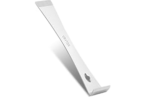 VRYTOR 3-In-1 Pry Bar, 10 Inch Premium Crowbar with Nail Puller for Prying, Scraping, Lifting, Pulling, Heavy Duty Stainless Steel Pry Bars for Home Remolding, Woodworking, Beekeeping