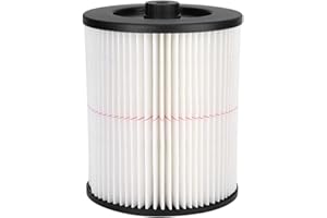 Vacuum Cartridge Filter Replacement HEPA Filter Premium Durable Non Toxic Micro Dust Filtration for Craftsman 17816 9 17784 9