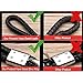 VILLSION 2Pack Genuine Leather Car Logo Keychain VW Key Chain Accessories Keyring