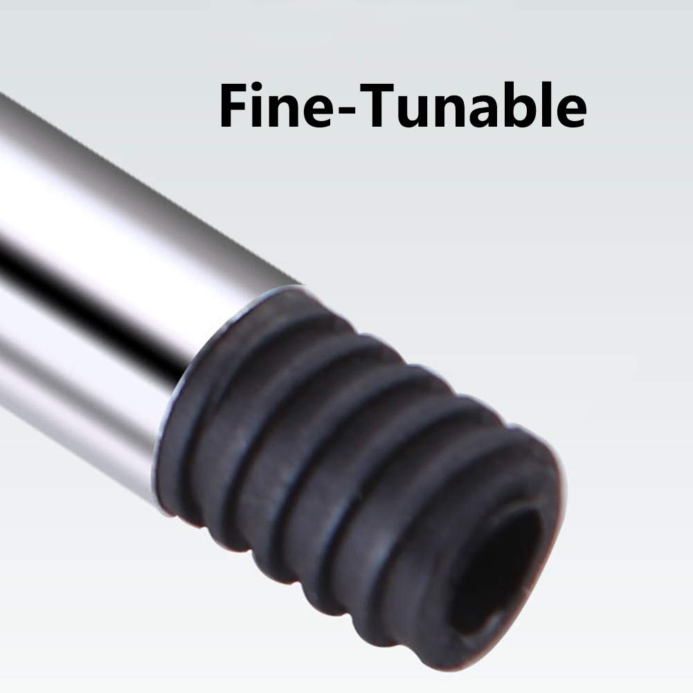 Homranger No Drilling Telescopic Curtain Rod No Slip Adjustable