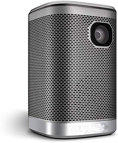 プロジェクター L2携帯用プロジェクター4500lumens 100mah電池式ハイパースピーカー用3d Ledビーマーサポート4kホーム映画館プロジェクター スマホ パソコン タブレット ゲーム機 Dvdプレーヤーなど接続可能 色 Black Size 140x85x85mm Olmed Med Br