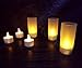 Rechargeable LED Candle TeaLight (Set of 12) - Flameless LED Candle Lights - Flickering Amber,Battery Operated/Powered Candles,No Wax No Mess, No Fire Risk, Windproof, Portable【ARTECHCO】