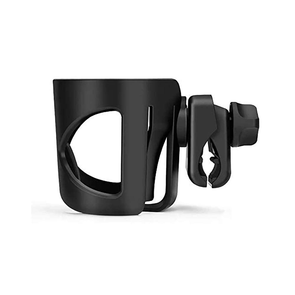 Shiwaki Stroller Cup Holder, Universal 360 Rotatable Milk Water Bottle Holder Rack Stroller Accessories