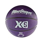 MacGregor Intermediate Size Multicolor Basketball, Purple