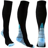 REEHUT Compression Socks (20-30mmHg) for Men & Women - Great for Running, Nursing, Medical, Athletic, Edema, Flight Travel, Pregnancy and Shin Splints