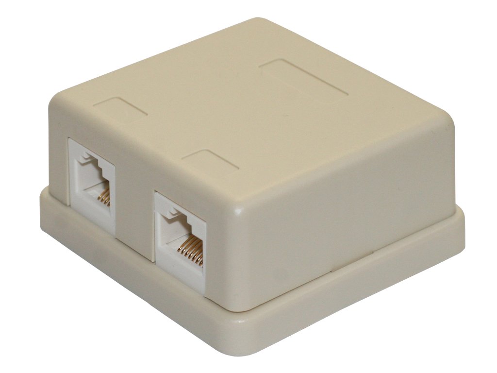 avalva 1253 Double Telephone Plug