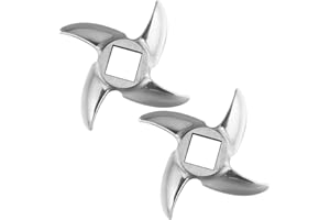 FANWAYER Meat Grinder Blade #12, Electric Meat Grinder Replacement Knife Cutter