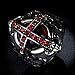 eejart 316L Stainless Steel Cross Rings for Men Inlaid Cubic-Zirconia with Vintage Engraving Pattern Jewelry Fashionable Gothic Mens Rings