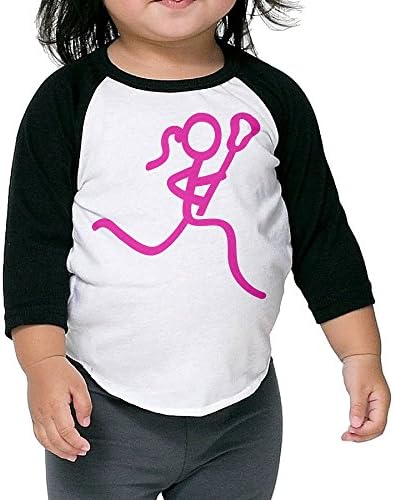Saroyan For Lacrosse Players Toddler Raglan T-Shirts Baseball Tee 3/4 Sleeve 4 Toddler