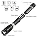 Super Bright Cree Tactical Led Flashlight with Rechargeable 18650 4200mAh Battery,AC Charger and 5 Light Modes,Bike holder bar,Green Gift Box