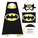 Babylian Super Hero Dress up Costumes with Masks and Cape for Kids (1 in Pack(Batman))